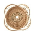 thumbnail image 1 of Catlerio Hadewoven Round Rattan Fruit Food Breakfast Basket Hand-Woven Wicker Tray Weaving Storage Box Bowl, 1 of 5