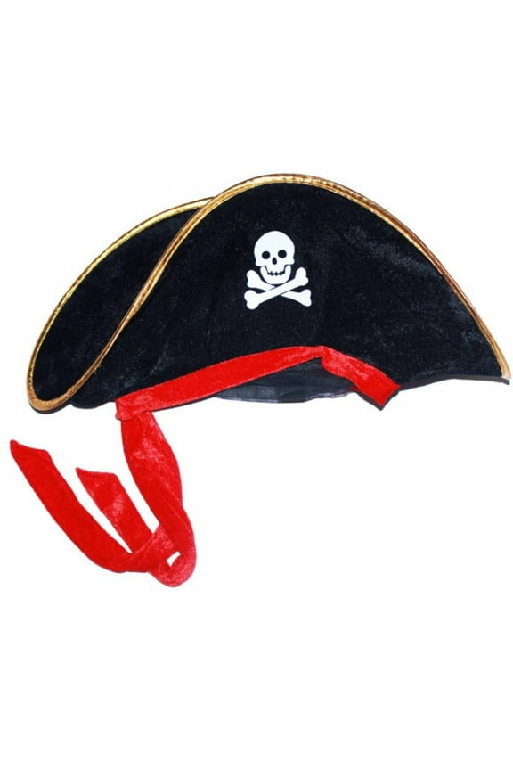 Halloween Pirate Skull & Crossbones Sea Ship Captain Hat Cap Choose