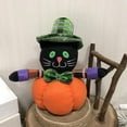 thumbnail image 1 of Catlerio Halloween Plush Toys, Pumpkin Stuffed Figurines Witch, Black Cat, Snowman for Halloween Decorations, 9 x 5 Inch, 1 of 4