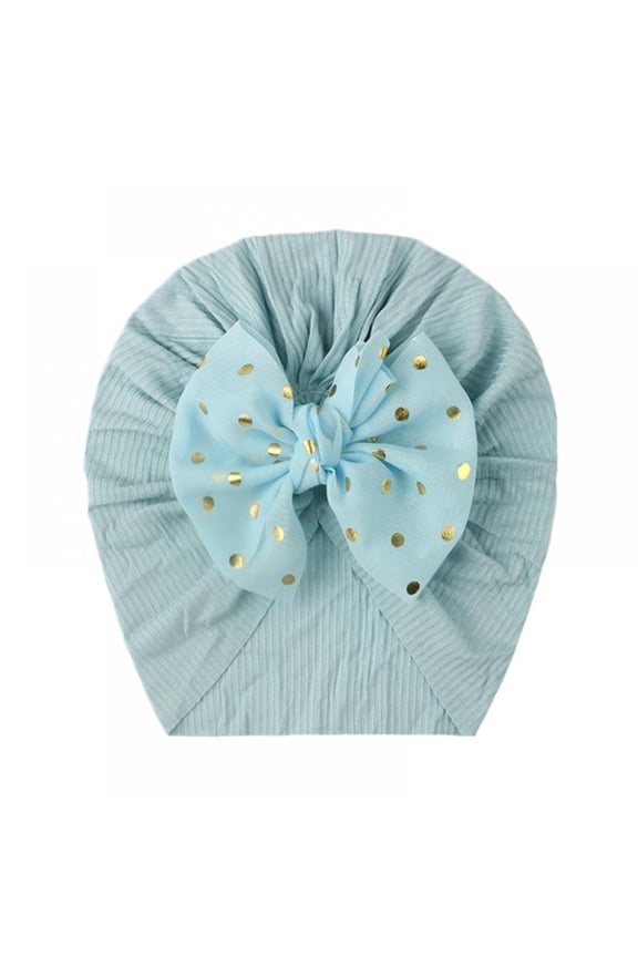 Infant Baby Beanie Turban Hat Bow Knot Cap Newborn Head Wraps Kids Knot Headband
