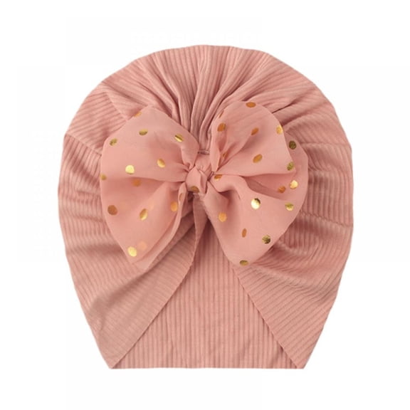 Catlerio Infant Baby Beanie Turban Hat Bow Knot Cap Newborn Head Wraps Kids Knot Headband