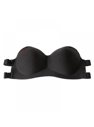Saient Women Sexy Strapless Front Buckle Bra Push Up Lingerie