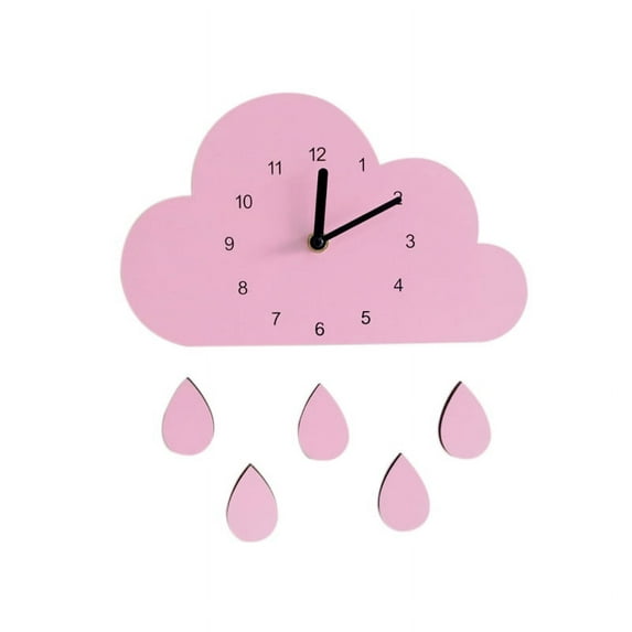 Catlerio Nordic-style Clock Cloud-shaped Clock for Bedroom