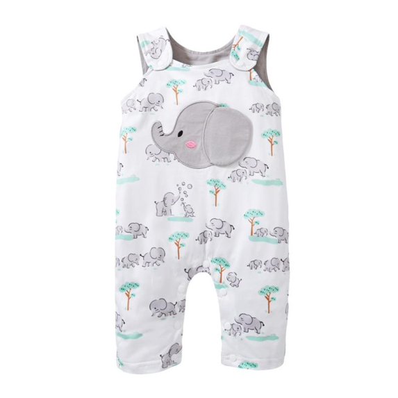 Catlerio Toddlers Baby Boys Girls Sleeveless Cartoon Animals Floral Romper Jumpsuit Summer Bodysuit