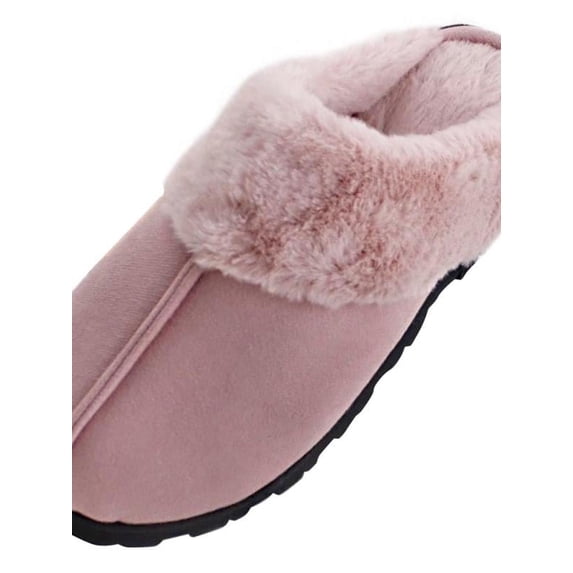 Catlerio Women's Fluffy Plush Slippers Memory Foam Cushion Indoor Warm Shoes