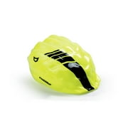 Catlike Whisper Road Bike Small Helmet Rain Shell Cover Black Fluorescent Yellow