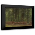 thumbnail image 1 of Catlin, George 14x12 Black Modern Framed Museum Art Print Titled - Excavating a Canoe Nayas Indians, 1 of 5