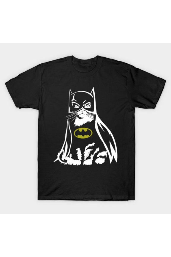 Catman Funny Vintage Retro Classic Graphic Novelty Music Tee Unisex T Shirt, for men & women, up to size 5XL