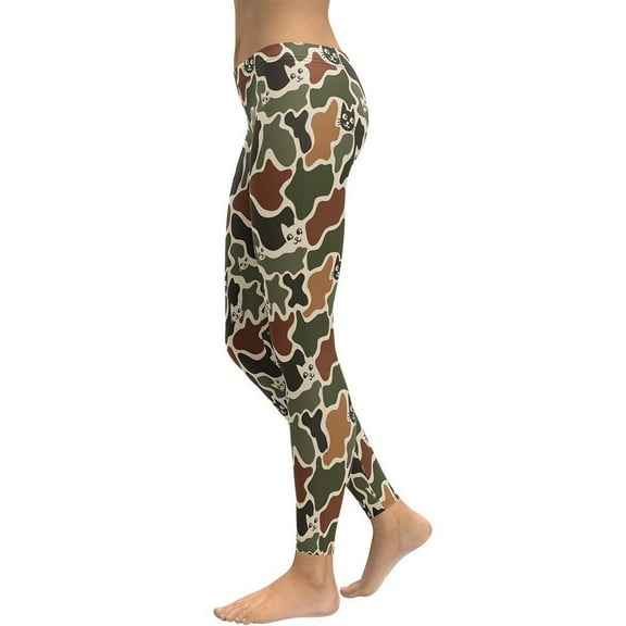 Catmouflage Leggings Size: L for Women | FIERCEPULSE