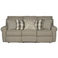 thumbnail image 1 of Catnapper Eastland Lay Flat Reclining Sofa in Gray Fabric with Accent Pillows, 1 of 14