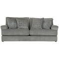 thumbnail image 1 of Catnapper Jefferson Two Seat Sofa with Cuddler Cushions in Gray Polyester Fabric, 1 of 12