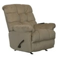 thumbnail image 1 of Batts Chaise Rocker Recliner with Heat & Massage in Beige Polyester Fabric, 1 of 10