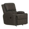 thumbnail image 1 of Catnapper Page Rocker Recliner with Two Cupholders in Gray Polyester Fabric, 1 of 11