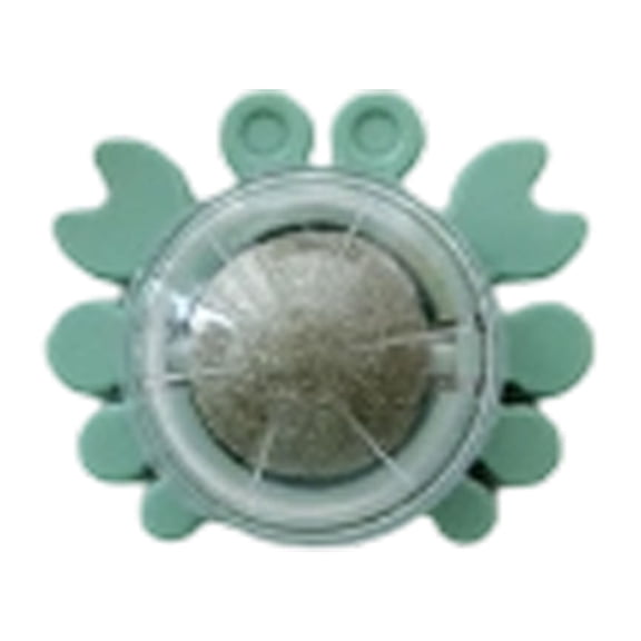 Catnip Balls Toy for Cat, Wall Catnip Roller for Cat Licking, Teeth Cleaning Dental Edible Kitten Toy, Natural Rotating Crab Cat Toy,Green