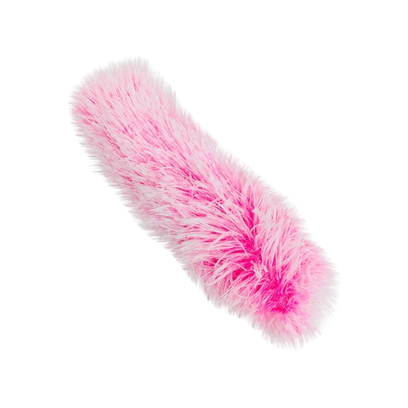 Catnip Cat Pillow Toy, Pink and White Fluffy, 1 Pack Pillow, for Indoor Cats Interactive Playing Chewing Biting Relaxing