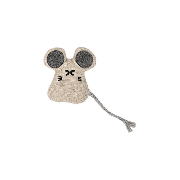 Catnip Cat Toy - Interactive Teaser Wand With Animal Mouse Design, Self-Entertainment, Teeth Grinding For Kittens And Cats