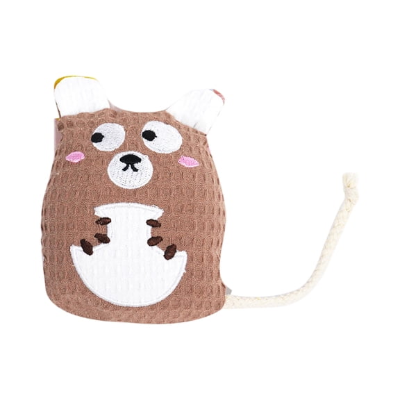 Catnip Cat Toy - Self-Entertainment Cute Animal Plush Plaything with Crinkle Sound, Built-in Catnip, Soft Texture for Cats - Kittens, Indoor Cats, Cats Needing Boredom Solution