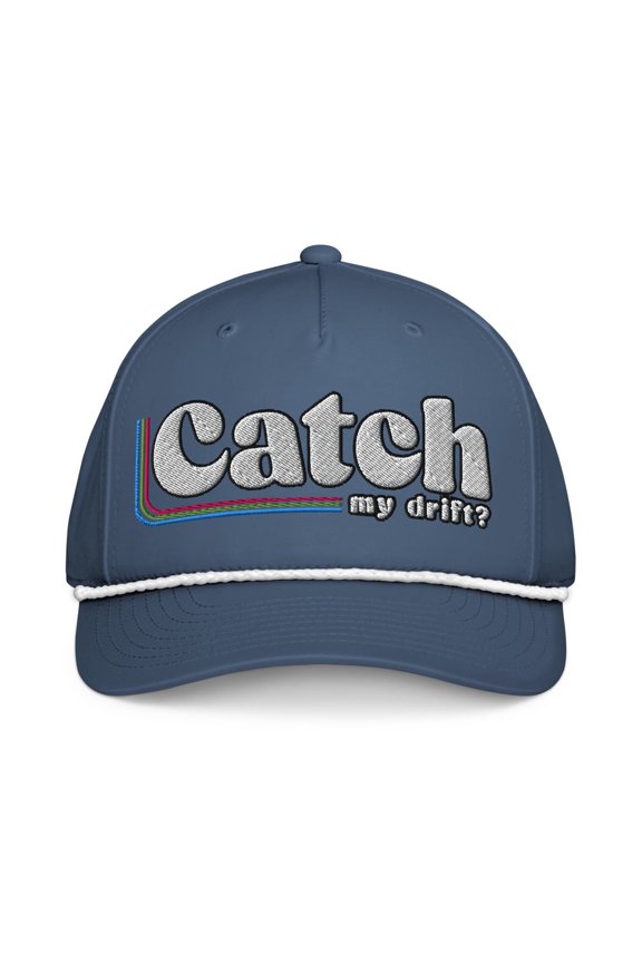 | Catch My Drift? | Trendy, Retro Style Embroidered Snapback Richardson 258 Hat