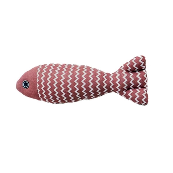 Catnip Fish Chewing Toys With Real Catnip, Linen-Like Fabric And Crinkle Sound, For Indoor Cats, Kittens, Encourages Play Exercise Biting, Drives Bored Cats Crazy With Fun,