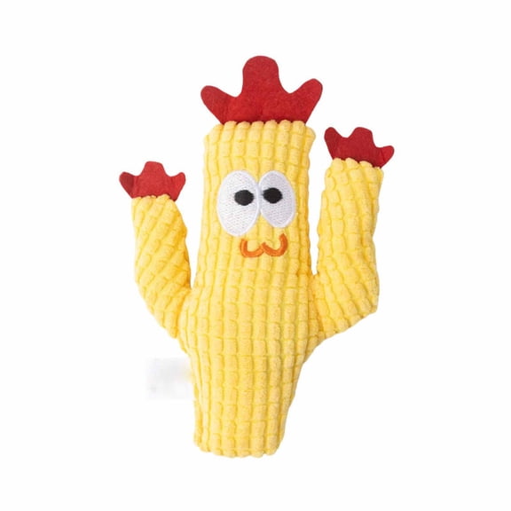 Catnip-Infused Plush Cactus Toy for Cats Interactive Kicking Pillow & Self-Play Doll to Relieve Boredom, Cute Fun Pet Toy 7in