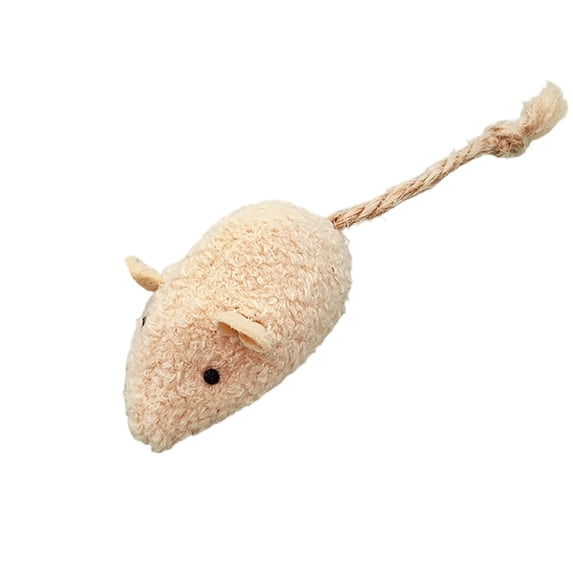 Catnip Mouse Toy for Cats – Soft Plush Mouse with Catnip Inside, Stuffed Furry Toy for Kittens, Soft Durable Cat Chew Toy for Teeth, Gift for Cat Lovers