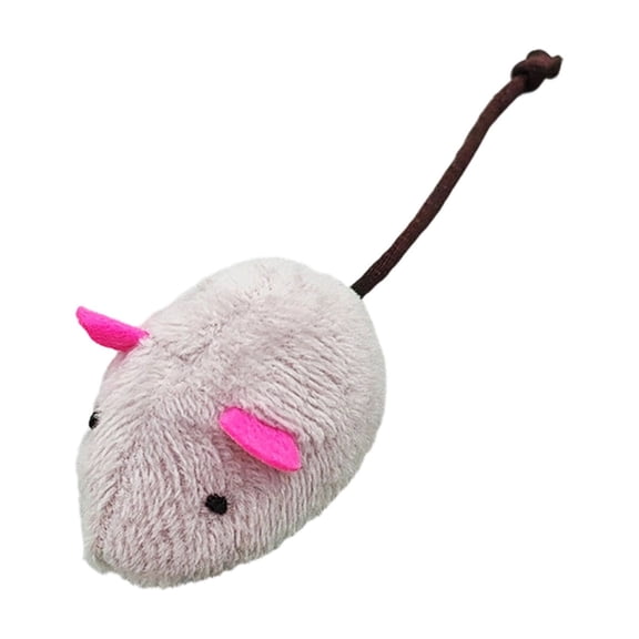 Catnip Mouse Toy for Cats – Soft Plush Mouse with Catnip Inside, Stuffed Furry Toy for Kittens, Soft Durable Cat Chew Toy for Teeth, Gift for Cat Lovers
