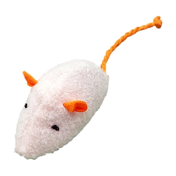 Catnip Mouse Toy for Cats – Soft Plush Mouse with Catnip Inside, Stuffed Furry Toy for Kittens, Soft Durable Cat Chew Toy for Teeth, Gift for Cat Lovers
