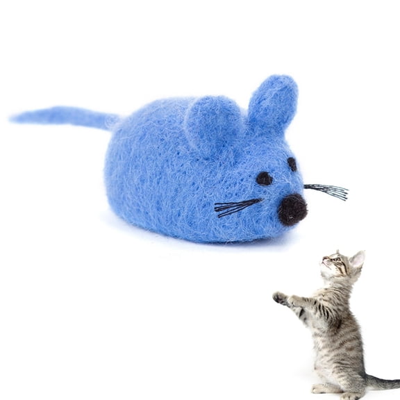 Catnip Mouse Toy, Realistic Cute Chew Toy for Indoor Play