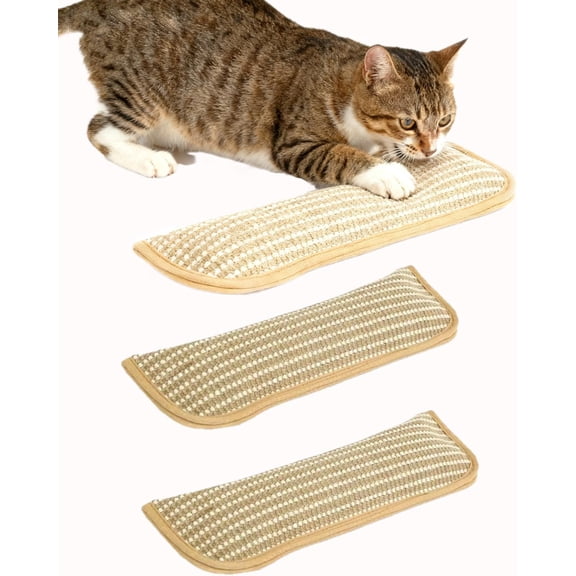 Catnip Pillows for Cats, Catnip Scratcher Pillow, Sisal Scratching Pad Wear-Resistant and Does Not Shed Shaving Interactive Cat Nip Pillow Toy for Anxiety Relief