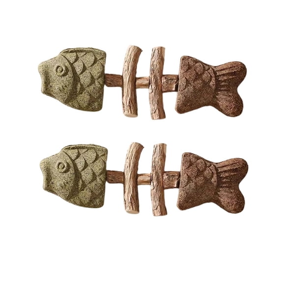 Catnip Silvervine Fishbone Toy 2 4 6 Packs Natural Material Long Last Cat Entertainment Multiple Style Selections