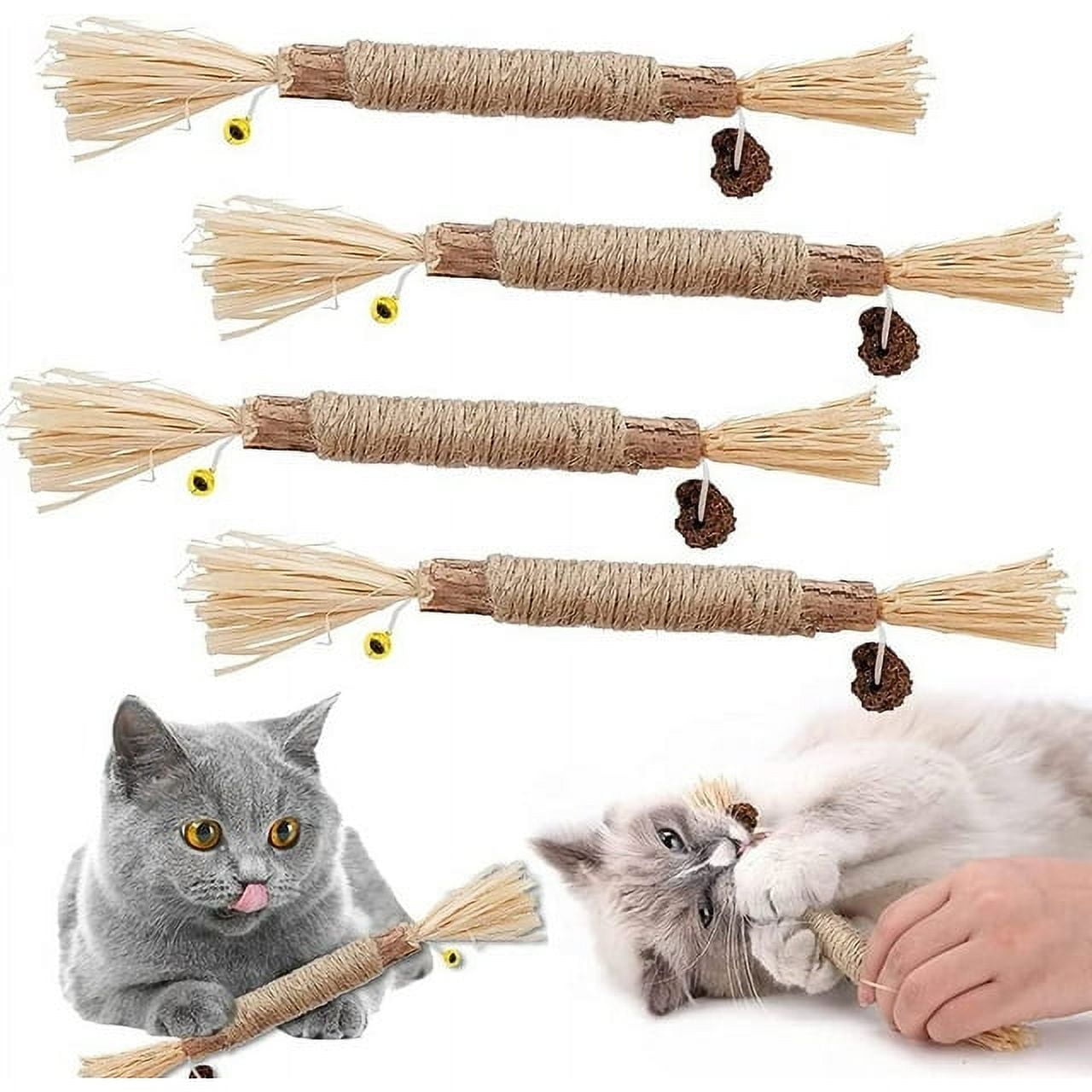 Catnip Sticks, Cat Dental Care Toy, Chew Sticks for Cats, Catnip Toy ...