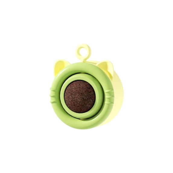 Catnip Toy for Cats – Rotating Wall-Mounted Interactive Kitten Toy with Replaceable Gall Fruit Balls, Self-Entertainment & Dental Chewing for Indoor Play