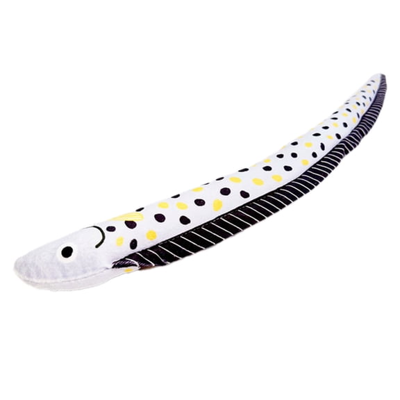 Catnip Toys for Cats - 16.9 Inch Saury Fish Kicker with Crinkle Sound, Soft & Durable, Interactive Kitten Toys for Indoor Cats, Boredom Relief & Exercise