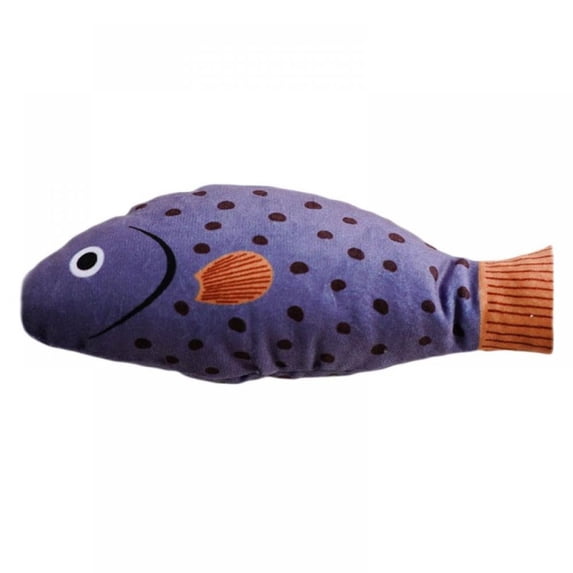 Catnip Toys Simulation Fish Shape Realistic Fluffy Catnip Doll Interactive Pets Pillow Chew Bite Supplies