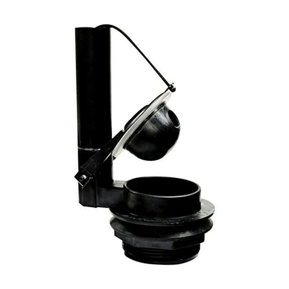 FLUSH VALVE BLACK 3" (Pack of 1)