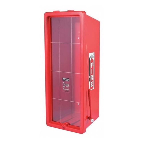Cato Fire Ext. Cabinet,Red,Polystyrene 105-20 RRC-H