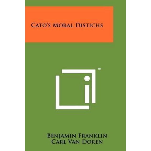 Cato's Moral Distichs