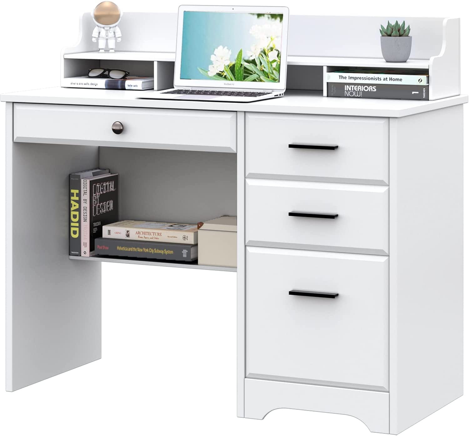 Computer desk with drawers cheap discount