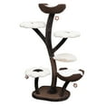 thumbnail image 1 of Catry Kitty Play Tower 6-Level Multi-Activity Cat Tree with Flower Perches and Handwoven Baskets, 1 of 10
