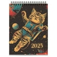 Cats 2025 Calendar Funny Space Cats Calendar 2025 Wall Calendar Monthly