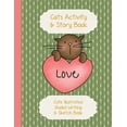 thumbnail image 1 of Activity &amp; Story Book Coloring Doodl Cats Activity &amp; Story Book: Kitty Peach Heart on Green - Cute Illustrated Guided Writing &amp; Sketch Book 8.5 x 11 , Book 2, (Paperback), 1 of 1