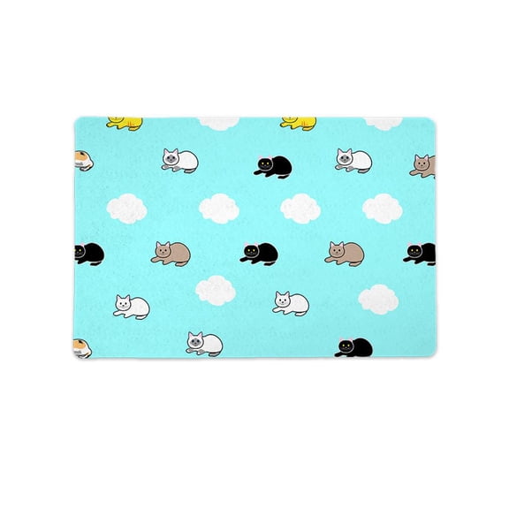 Cats And Clouds Mat Rectangle -Image by Shutterstock,