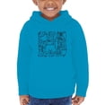 thumbnail image 1 of Cats And Doodles Hoodie Toddler -Image by Shutterstock,  2 Toddler, 1 of 4