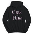 thumbnail image 1 of Cats Are Fine Humor Graphic Black Men's Crewneck Sweatshirt Hoodie, 1 of 1