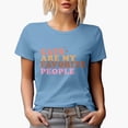 thumbnail image 1 of Cats Are My Favorite People, Cat Lover Merch Gift, Baby Blue T-Shirt, Large, 1 of 5