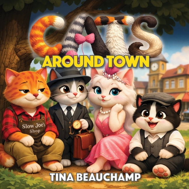 Cats Around Town, (Paperback)