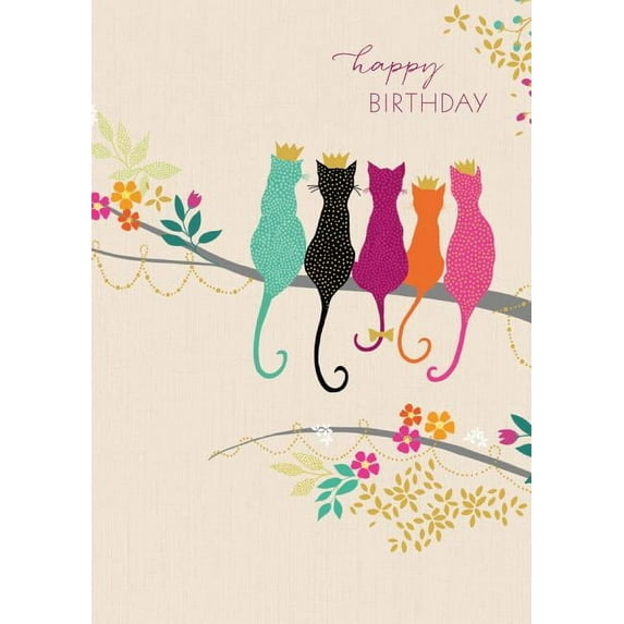 Cats Birthday Greeting Card (Other)