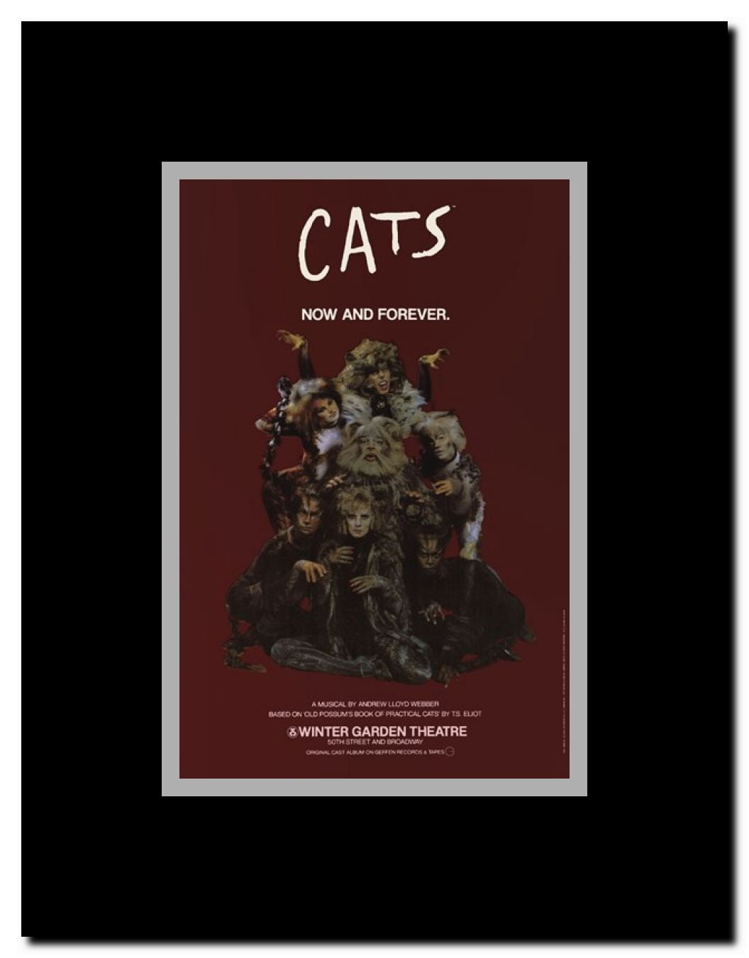 Cats (Broadway) - style B Framed Movie Poster