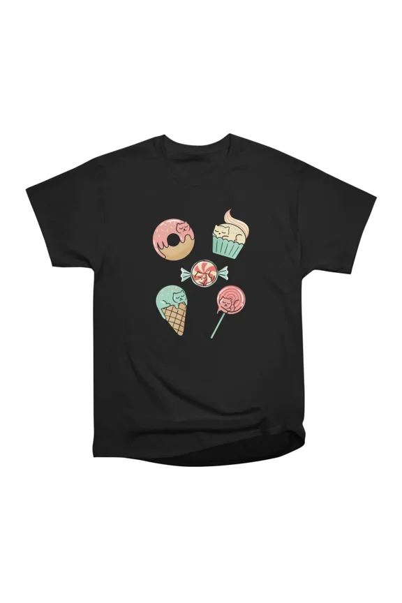 Cats Candy T-Shirt Tee Gift For Him Merch For Her Apparel For Friend