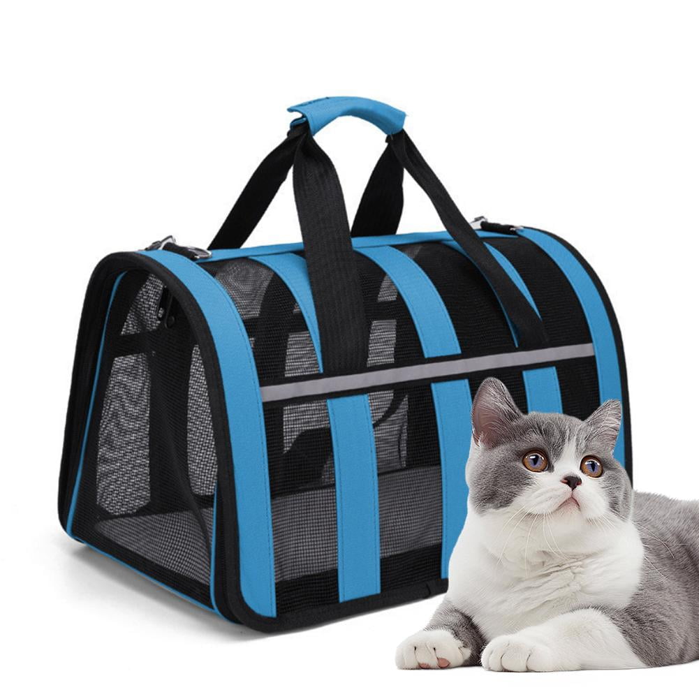 Cats Carriers #PET CARRIER# For Small Medium Cats Puppies F7R8 Folding ...